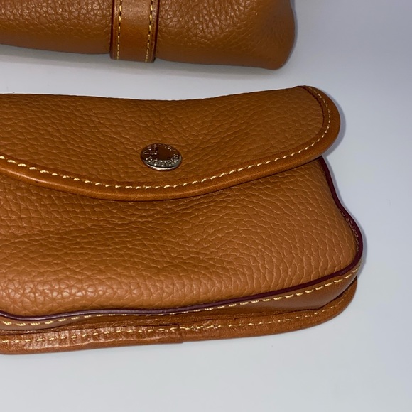 Dooney & Bourke Florentine Bristol Whiskey Brown Leather Satchel Shoulder Bag - Picture 4 of 11